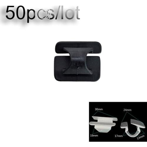 50pcs/lot Car Fastener Clip Hood Cotton Insulation Hoop Clips for Audi VW Volvo S80 S80L S60