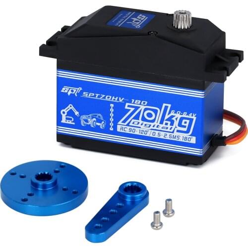 70KG Super Torque Digital 15T Servo SPT70HV with Metal Arm for 1:5 Traxxas X-MAXX ARRMA KRATON BAJA RC Car Parts