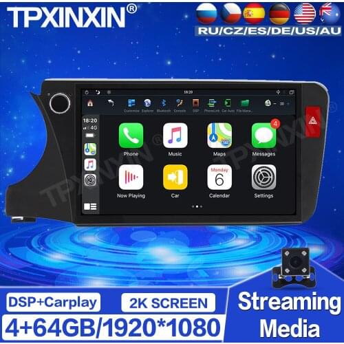 4+64G For Honda City 2015-2020 Android Car Radio Stereo Radio Tape Recorder Multimedia video Player GPS Navigation HD Screen