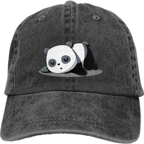 Panda Baseball Cap cowboy hat Peaked cap Cowboy Bebop Hats Men and women hats