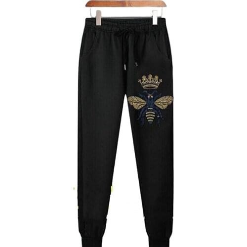 Sweatpants Men Pants Fashions Joggers Pants Male Casual Rhinestones Sweatpants Fitness Track Pants Men Sweat Trouser