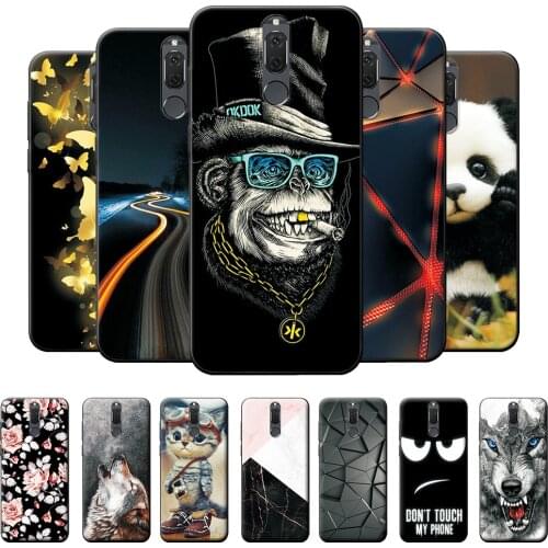 For Huawei Mate 10 lite Case on Mate10 lite Shockproof Phone Case For Huawei Mate 10 lite Cute Soft TPU Silicone Case Bumper 5.9