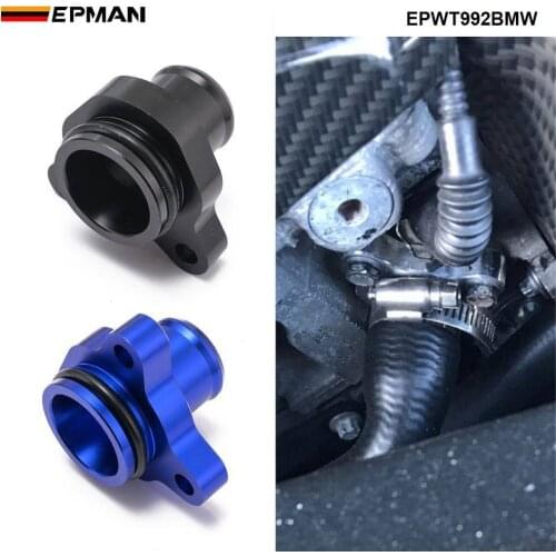 EPMAN Aluminium Coolant Fitting Water Hose Adapter Replacement for BMW N54 335i 11537541992 11537544638 EPWT992BMW