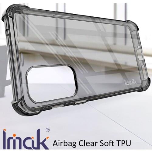 IMAK Airbag Case For Oneplus Nord 2 5G Drop resistance Soft TPU Silicone Clear Transparent Cover