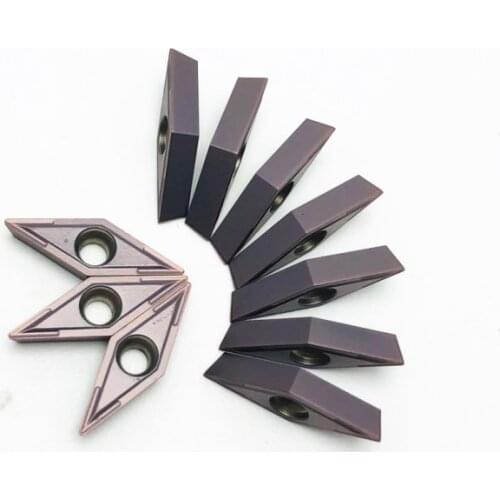 Lathe tool VCMT110304 US735 carbide blade VCMT 110304 metal machine tool CNC turning blade for stainless steel steel parts