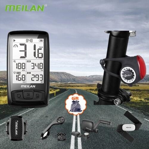 MEILAN M4 S3 GPS Wireless Navigation Cycling Bike Lamp Computer LED Flashlight Powermeter Accessories Spare Parts For Bicycle