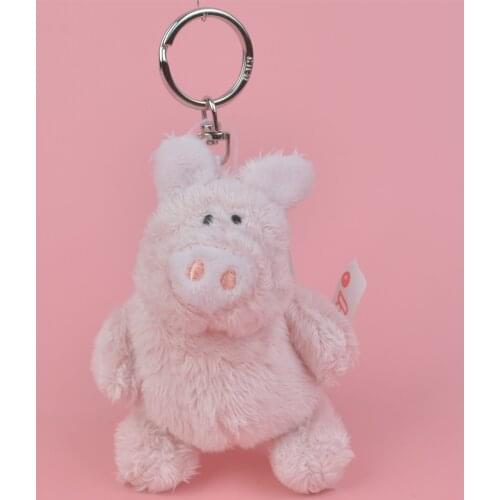 1 pcs Lovely Pig Plush Toys Soft Stuffed Animals Mini Piggy Bag Pendant Plush Dolls Key Chain for Children Girls Gifts