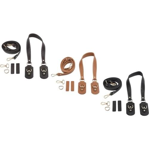 Shoulder Strap Kit Adjustable Shoulder Bag Straps Replacement for Bags with D-Ring Short Bags Tote Handle Bag DIY Accessories