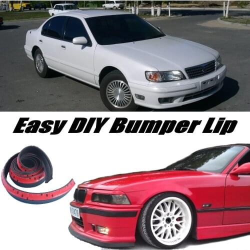 NOVOVISU Bumper Lip Deflector For Nissan Cefiro A33 J31 J32 L33 Front Spoiler Skirt For Tuning View / Body Kit / Strip