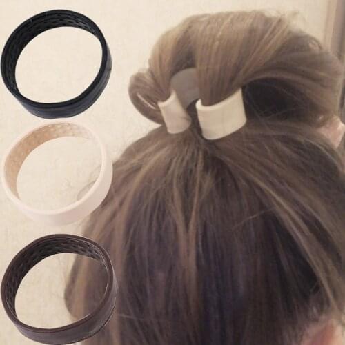 Women Styling Silicone Hair Bands Hair Ring Hair Finishing Fixed Hair Ties Fixed Messy Hair Accessories Lady Styling Tool