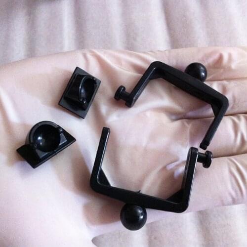 Dental Material Colorful Dental Disposable Articulator Plastic Denture Articulator with High Cap and Low Cap for Dental Lab