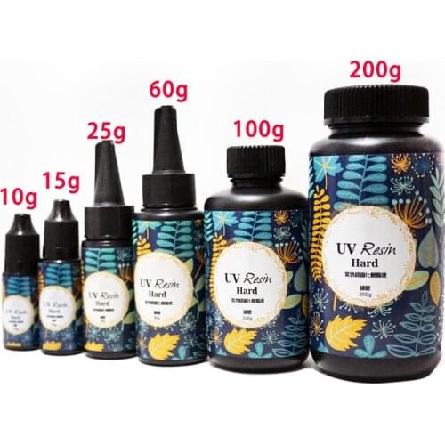Droppshiping UV Ultraviolet Resin Gel Curing Quick-drying Non-toxic Transparent Sunlight Activated Hard Resin Jewelry Making