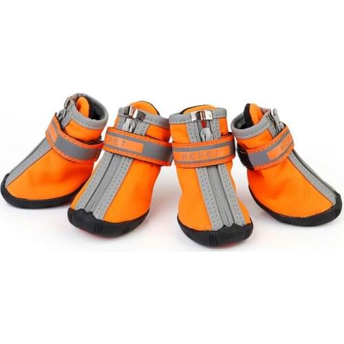 Waterproof Wear-Resistance Dog Shoes Reflective Nonslip Footwear Winter Pet Dog Boots Shoes for Small Large Dogs