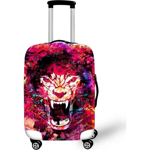 Travel luggage magic Halloween protective cover cover for suitcase Dustproof Solid Color Travel Luggage Cover