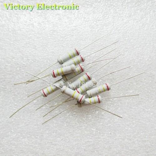 New 20PCS/Lot 2W 330K ohm 5% Resistor / 2W 330KR ohm Carbon film resistor +/- 5% / 2W Color ring resistance Wholesale Electronic