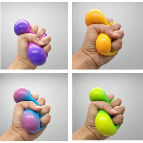 60mm Stress Relief Balls for Kids And Adults Color Changing Tear-Resistant Non-Toxic BPA Free Soft Stretchy Toy VC