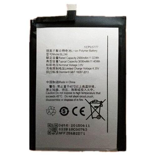 AZK 100% Tested New 3000mAh BL246 Battery for Lenovo Vibe Shot Vibe Z90 Z90-3 Z90-7 z90a40 MAX phone BL246 Battery Replacement