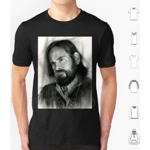 Godfather T Shirt Print Cotton Godfather Murtagh Fitzgibbons Outlander Serie Scotland History Character Eight Panthers Portrait