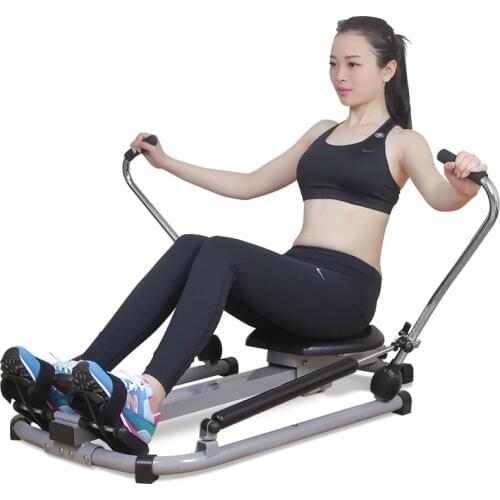 Rowing machine home silent hydraulic rowing machine fitness equipment multi-function scull rowing exercise waist and back