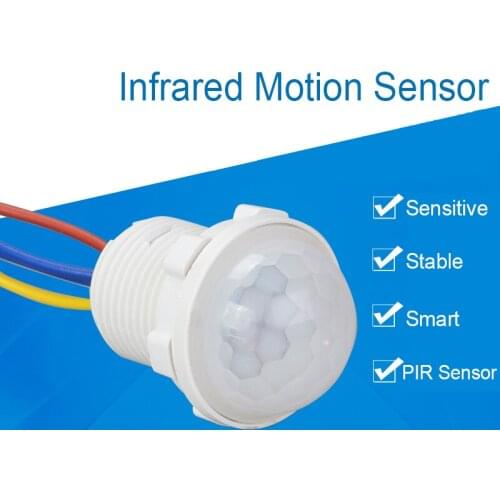 Infrared Light Motion Sensor 110v 220v Home Indoor Outdoor Closet Time Delay Smart Lighting PIR Switch LED Sensitive Night Lamp