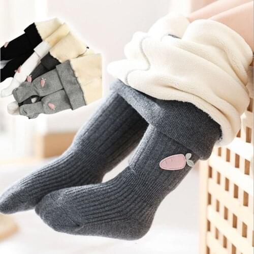 New 2020 Winter Girls Tights Thicken Children Stocking Warm Pantyhose Dance Stocking For Girls Long Stockings Kids Tights