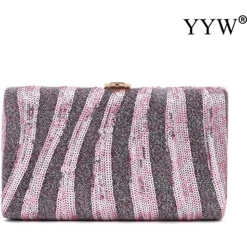 New 2021 Luxury Sequin Evening Bag Designer Multi-Color Wallet Stylish For Women Bridal Prom Party Wedding Clutch Purse Handbag