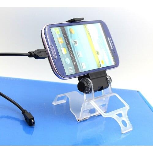Portable Cell Phone Clip Holder for PS4 Controller Joystick Bracket 270 Degree Adjustable Clip Stand For Android Moible Phone