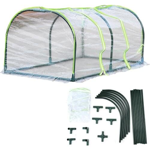 Mini Transparent Cover Multi-meat Shed Greenhouse Flower Stand Flower House Insulation Shed Rain Awning PVC Garden Warm Room