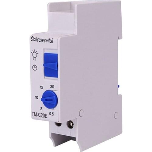 TM-C20E 20 Minutes Stair Light Delay Timer DHC Relay Normally Open Contact Ad Timer Switch Timer Staircase Timer Mechanical
