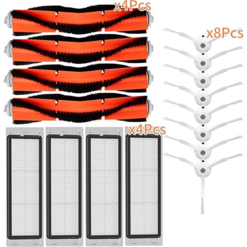 Vacuum Cleaner Brush Hepa Filter parts For xiaomi mijia mi vacuum Roborock S50 S55 S52 S6 Robot Parts robot xiami Accessories