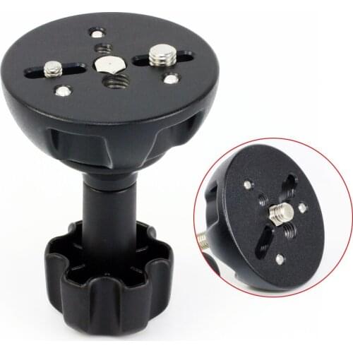 Anti-spin Tripod 75mm Half Ball Head Bowl Type to Flat Adapter Adaptor Mount fr Film Camera Slider Fluid Head Crane DSLR RIG