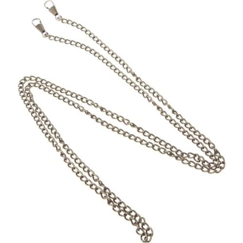 Purse Bag Strap Cross body Replacement DIY Shoulder Handbag Handle Metal Chain LX9F
