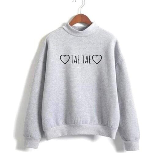 TEA big heart graphic women fashion hipster rosa feminina aesthetic tumblr gift funny pretty grunge sweatshirt pullover- K255