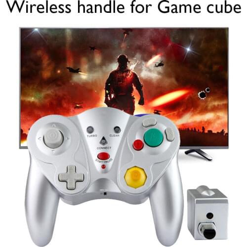 2.4G Controller Gamepad Wireless Vibration GAMEpad for Nintendo Games Cube/Wii Console with Receiver Gaming Accessories NEW