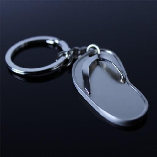 Mini Slipper Shape Small Gift Personality Hanging Drop Custom LOGO Key Buckle Fashion Jewelry Keychain 2020 New wholesale Price