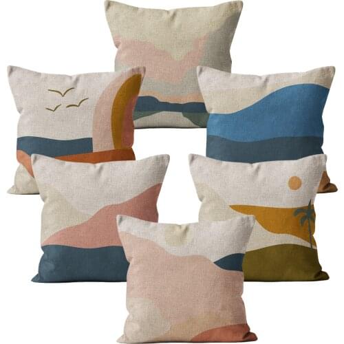 Decorative Pillows Case for Sofa Scandinavian Style Cushion Cover 45*45 40*40 Decor Home for Bed Linen Throw Pillowcase