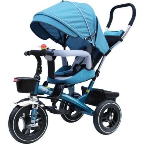Childrens Tricycle Infant Push Bicycle Multi-function Child Baby Stroller Kids Tricycle