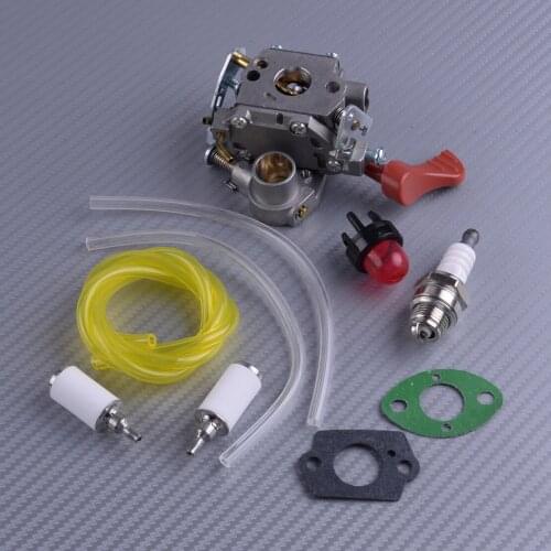 LETAOSK 10pcs Carburetor Gaskets Fuel Line Kit Fit For Poulan PP338PT PP133 Pro PP333 Zama C1M-W44 Gas Trimmer 545008042