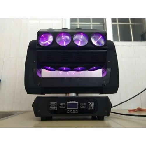 China manufactuer led 16pcs*10w 4 in 1 rgbw roller spider moving head beam wash dj light for party 360 rotation dmx control