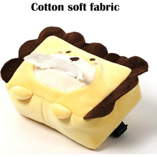 Cute Hanging Tissue Box Cartoon Tissue Cover Paper Holder for Car Home Bathroom H88F