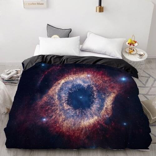 3D HD Print Custom Duvet Cover,Comforter/Quilt/Blanket case 220x240/200x200/Queen/King,Bedding Starry sky by NASA,drop ship