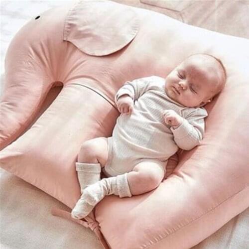 Elephant Cushion Baby Nursing Pillows Stuffed Animal Elephant Toys Soft Cotton Newborn Infant Sleeping Pillow Doll Peluche Bebe