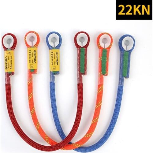 Outdoor Rock Climbing 10.5mm Lanyard Fall Protection Equipment Eye-to-eye Sling Life-saving Protective