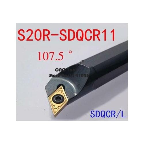 S20R-SDQCR11/ S20R-SDQCL11 Internal turning tool holder, Borning Bar CNC turning tool holder,cutting tool Holder,Internal Boring