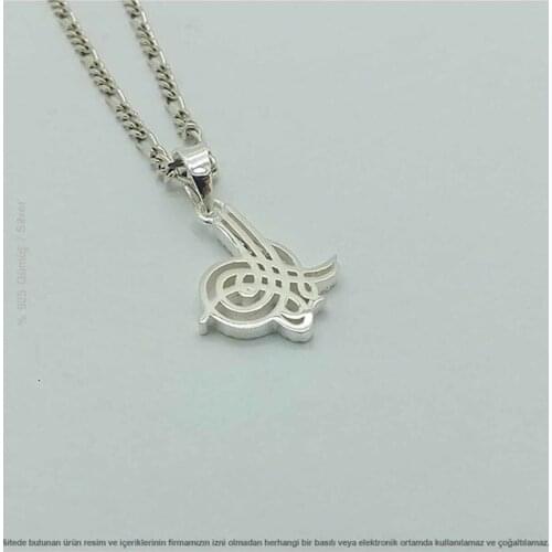 Silver Unisex Necklace Ottoman The Tural Silver necklace