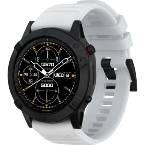 Silicone Watch Band Replacement Band Smart Watch Wrist Strap For Garmin Fenix5/Fenix5 Plus/Fenix6/Fenix6 Pro