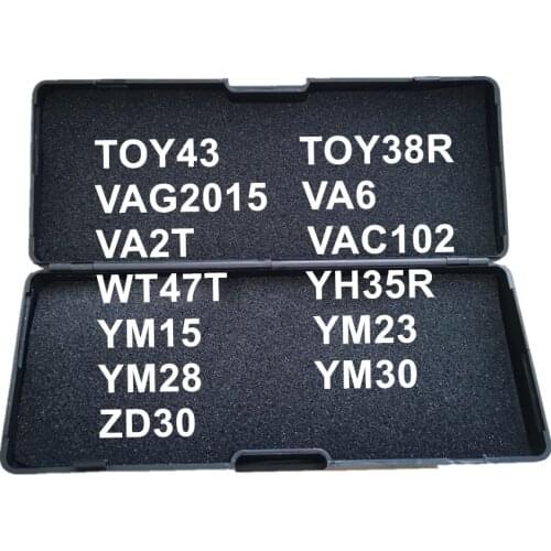 LiShi 2 IN 1 TOY43 TOY38R VAG2015 VA6 VA2T VAC102 WT47T YH35R YM15 YM23 YM28 YM30 ZD30 Locksmith Tools For All Types