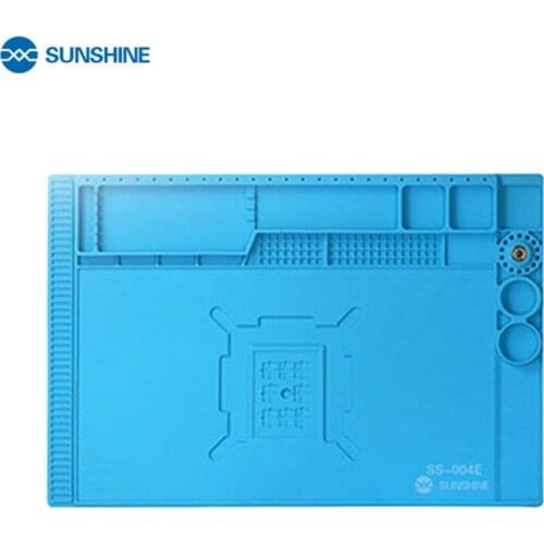 SUNSHINE 3D Heat Insulation Silicone Soldering Pad Magnetic High Temperature Heat-resistant Insulator Platform Repair Station