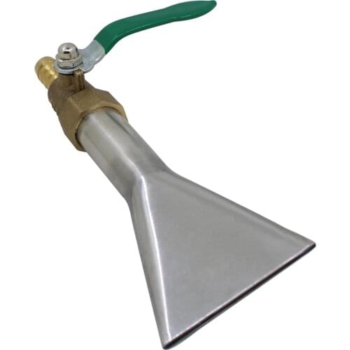 Flat nozzle universal cleaning machine water nozzle foaming tool duckbill spray nozzle stainless steel 10-12 mm connector