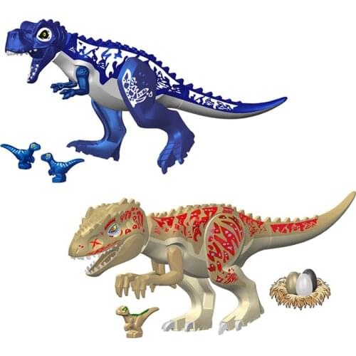 Animal World Dinosaur SeriesTyrannosaurus Rex Baby Dinosaur Egg MOC Model Building Blocks Bricks Toys Gifts
